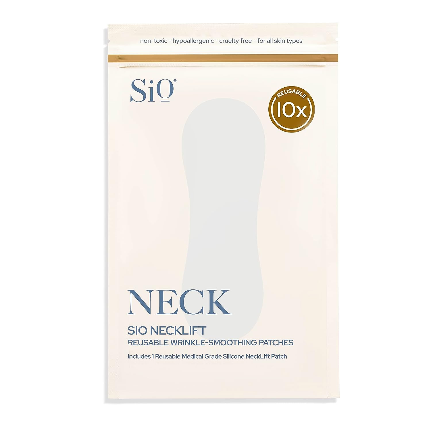 Neckline Anti-Wrinkle Patch – Overnight Smoothing Silicone Patches For Neck Wrinkles, Fine Lines And Turkey Neck
