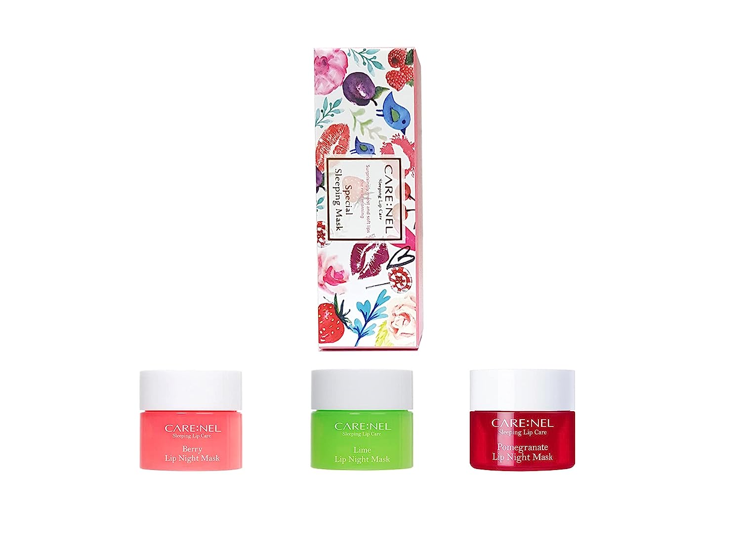 Lip Sleeping Mask 5g (3 Set) – Korean Beauty Maintaining moist lips all day long, Lip gloss and Moisturizers Cream Long lasting, Night Treatments Lip balm (B+L+P)